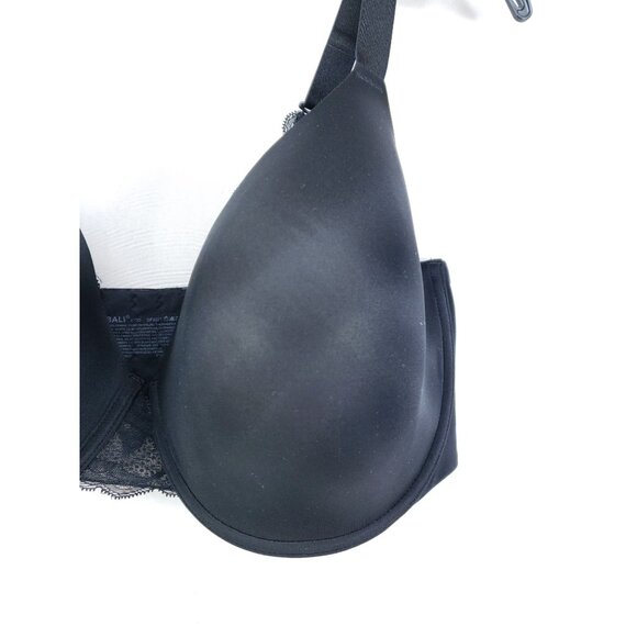 Bali One Smooth U Bra Size 40DD Black Underwire - Picture 4 of 6